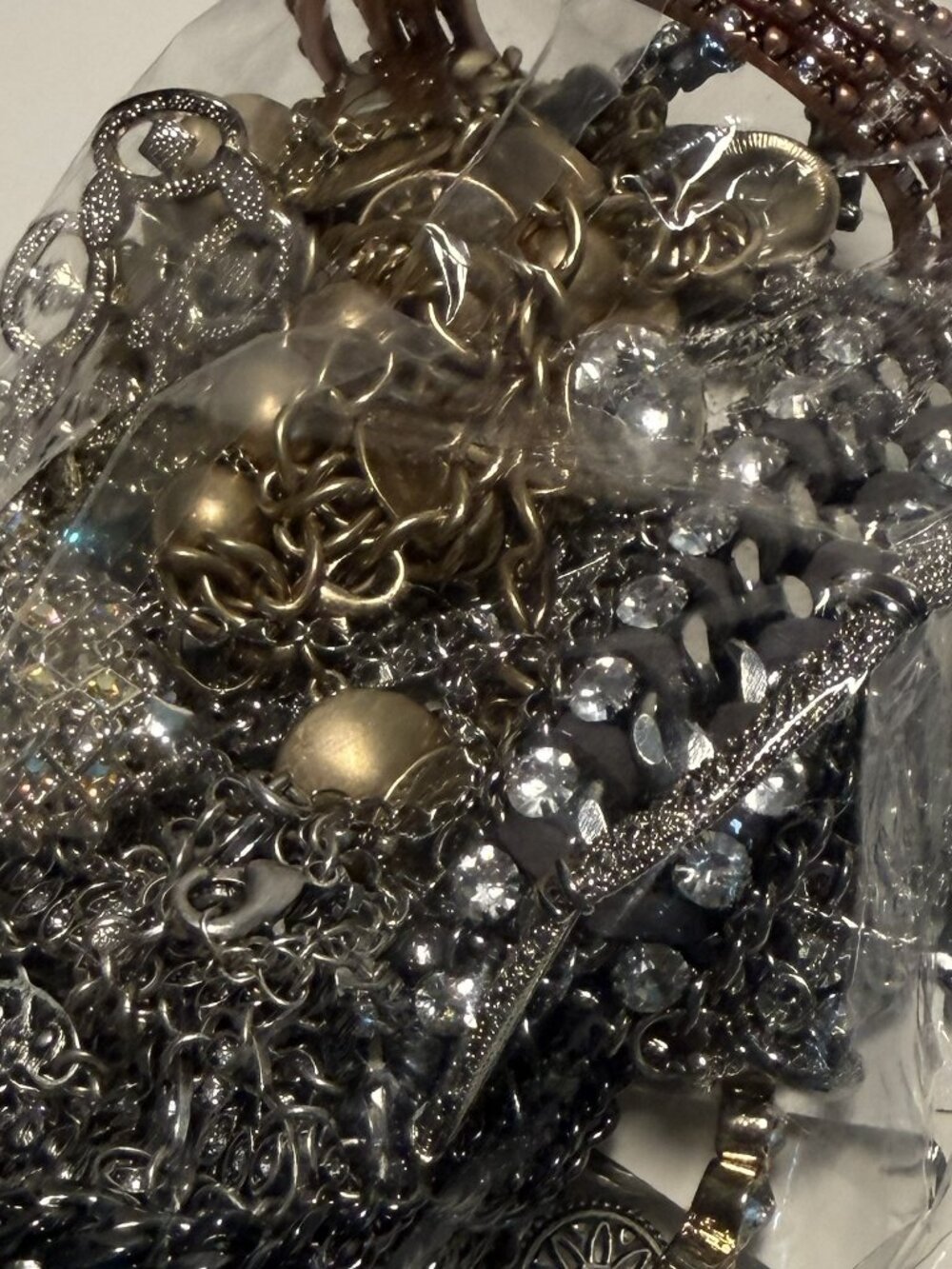 NEW UNUSED Mystery Jewelry Bag Rhinestone Theme